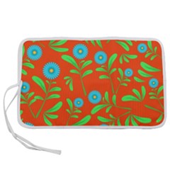 Background-texture-seamless-flowers Pen Storage Case (l)