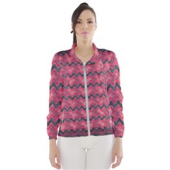 Background-pattern-structure Women s Windbreaker