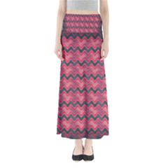 Background-pattern-structure Full Length Maxi Skirt