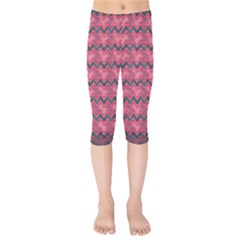 Background-pattern-structure Kids  Capri Leggings 