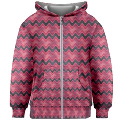 Background-pattern-structure Kids  Zipper Hoodie Without Drawstring