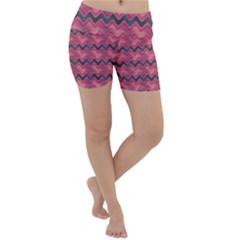 Background-pattern-structure Lightweight Velour Yoga Shorts