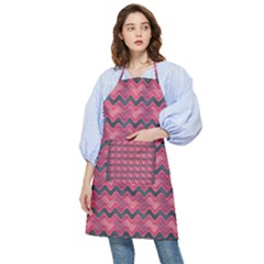 Background-pattern-structure Pocket Apron