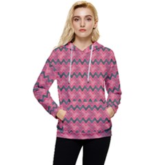 Background-pattern-structure Women s Lightweight Drawstring Hoodie