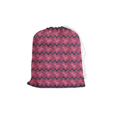 Background-pattern-structure Drawstring Pouch (medium)