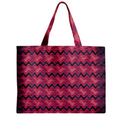 Background-pattern-structure Zipper Mini Tote Bag