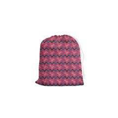 Background-pattern-structure Drawstring Pouch (xs)