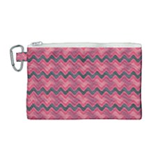 Background-pattern-structure Canvas Cosmetic Bag (medium)