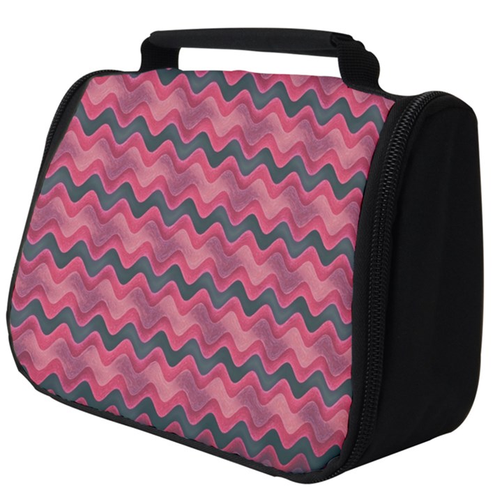 Background-pattern-structure Full Print Travel Pouch (Big)