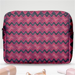 Background-pattern-structure Make Up Pouch (large)