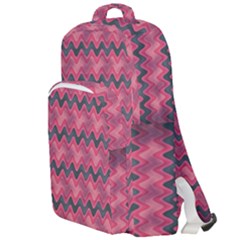 Background-pattern-structure Double Compartment Backpack