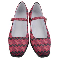 Background-pattern-structure Women s Mary Jane Shoes