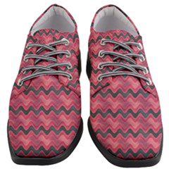 Background-pattern-structure Women Heeled Oxford Shoes