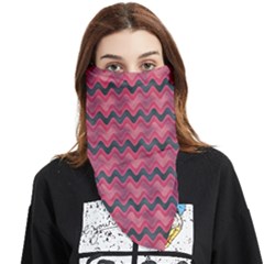 Background-pattern-structure Face Covering Bandana (triangle)