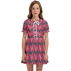 Background-pattern-structure Kids  Sweet Collar Dress