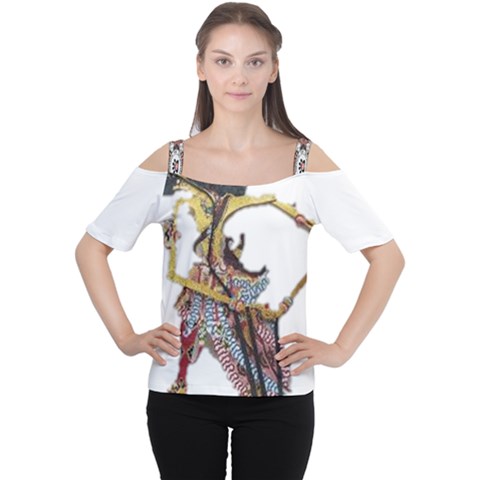 Im Fourth Dimension Abimanyu Cutout Shoulder Tee by imanmulyana