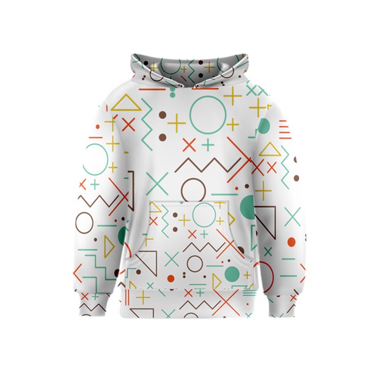 Mathematics Geometry Geometric Shape Euclidean Pattern Kids  Pullover Hoodie