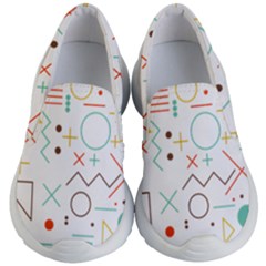 Mathematics Geometry Geometric Shape Euclidean Pattern Kids Lightweight Slip Ons by Sapixe