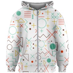 Mathematics Geometry Geometric Shape Euclidean Pattern Kids  Zipper Hoodie Without Drawstring