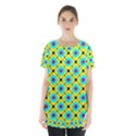 Abstract Pattern Tiles Square Design Modern Skirt Hem Sports Top View1