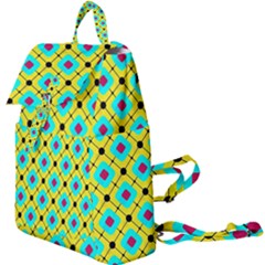 Abstract Pattern Tiles Square Design Modern Buckle Everyday Backpack by Amaryn4rt