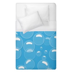 Pattern Blue Bubble Pattern Background Duvet Cover (single Size) by Amaryn4rt