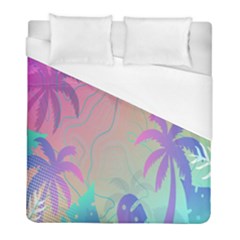 Palm-trees Duvet Cover (full/ Double Size) by nateshop