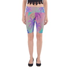 Palm-trees Yoga Cropped Leggings by nateshop