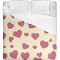 Valentine Flat Love Hearts Design Romantic Duvet Cover (King Size) View1