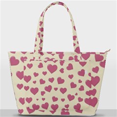 Valentine Flat Love Hearts Design Romantic Back Pocket Shoulder Bag  by Amaryn4rt