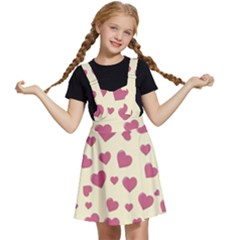 Valentine Flat Love Hearts Design Romantic Kids  Apron Dress by Amaryn4rt