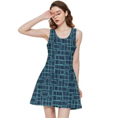 Abstract Illustration Background Rectangles Pattern Inside Out Racerback Dress by Amaryn4rt