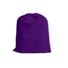 Purple Drawstring Pouch (large) by nateshop