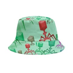 Bacteriophage Virus Army Inside Out Bucket Hat by Amaryn4rt