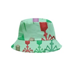 Bacteriophage Virus Army Inside Out Bucket Hat (kids) by Amaryn4rt