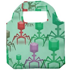 Bacteriophage Virus Army Foldable Grocery Recycle Bag