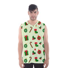 Illustration Festive Background Holiday Background Men s Basketball Tank Top by Amaryn4rt