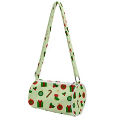 Illustration Festive Background Holiday Background Mini Cylinder Bag