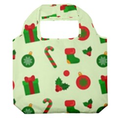 Illustration Festive Background Holiday Background Premium Foldable Grocery Recycle Bag