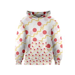 Illustration Abstract Line Pattern Dot Lines Decorative Kids  Pullover Hoodie by Amaryn4rt