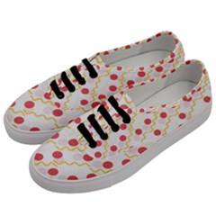 Illustration Abstract Line Pattern Dot Lines Decorative Men s Classic Low Top Sneakers by Amaryn4rt