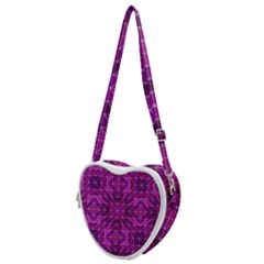 Purple-art Heart Shoulder Bag