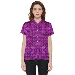 Purple-art Short Sleeve Pocket Shirt by nateshop