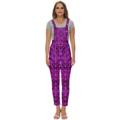 Purple-art Women s Pinafore Overalls Jumpsuit by nateshop