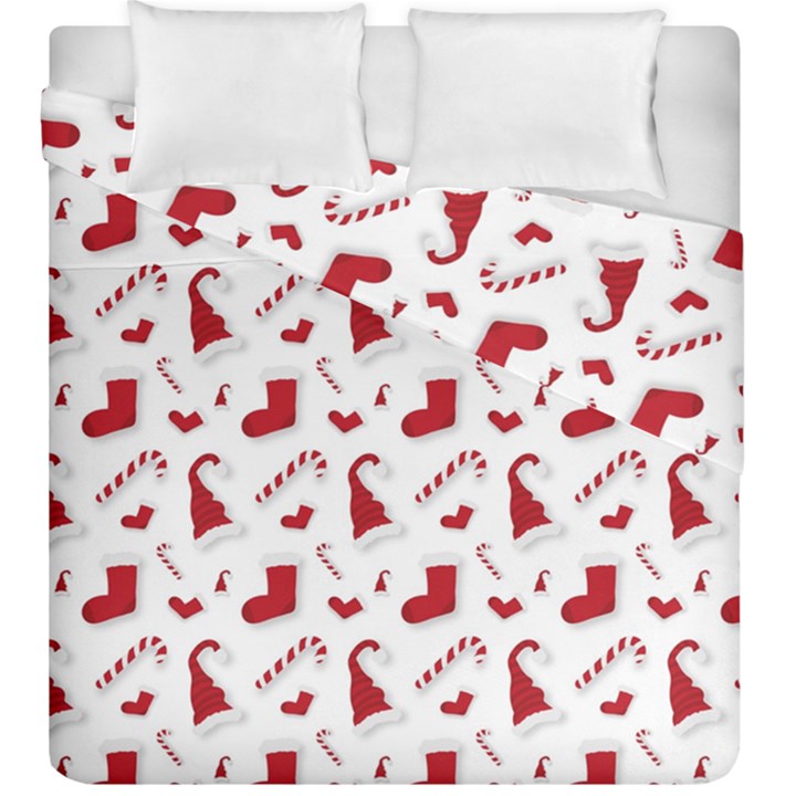 Christmas Template Advent Cap Duvet Cover Double Side (King Size)