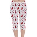 Christmas Template Advent Cap Velvet Capri Leggings  View1