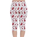 Christmas Template Advent Cap Velvet Capri Leggings  View2