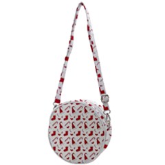 Christmas Template Advent Cap Crossbody Circle Bag by Amaryn4rt