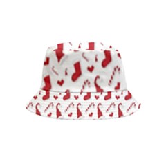 Christmas Template Advent Cap Inside Out Bucket Hat (kids) by Amaryn4rt