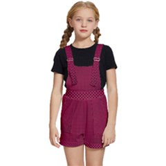 Red-draft Kids  Short Overalls